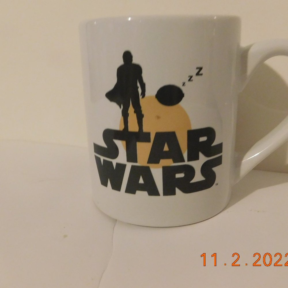 Star Wars The Mandalorian Sunset Duo 14 Oz Ceramic Mug Nice Collectible